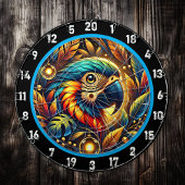 Exotic Parrot Dartboard voor levendige kamers Dartbord