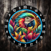 Exotic Parrot Dartboard voor levendige ruimtes Dartbord