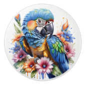 Exotic Parrot Keramische Knop (Voorkant)