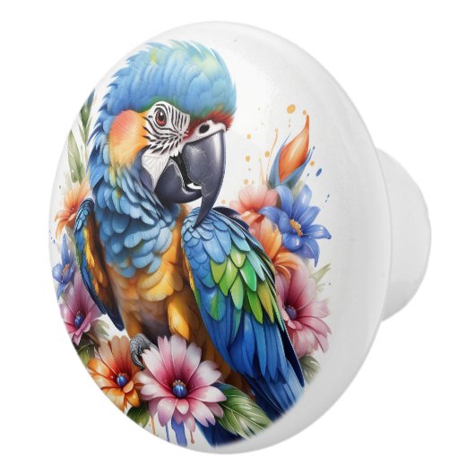 Exotic Parrot Keramische Knop (Rechts)