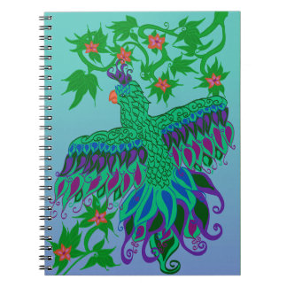 Exotic Parrot Spiral notebook Notitieboek
