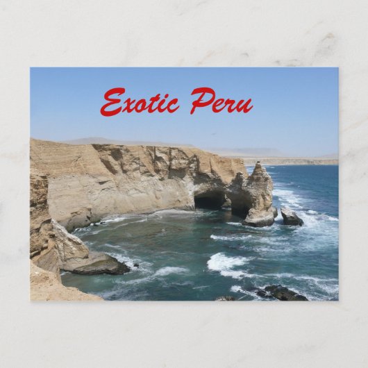 Exotic Peru Postcard Briefkaart (Voorkant)