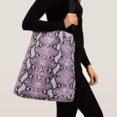 Exotic Pink Wash Python Snakeskin Crossbody Tas (Dichtbij)