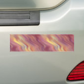 Exotic Plumeria Wavy Texture Bumpersticker (Op auto)