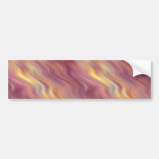 Exotic Plumeria Wavy Texture Bumpersticker (Voorkant)