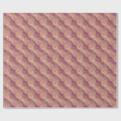 Exotic Plumeria Wavy Texture Cadeaupapier (Vlak)