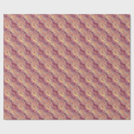 Exotic Plumeria Wavy Texture Cadeaupapier (Vlak)
