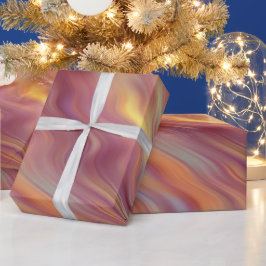 Exotic Plumeria Wavy Texture Cadeaupapier