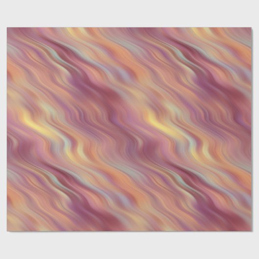Exotic Plumeria Wavy Texture Cadeaupapier (Vlak)