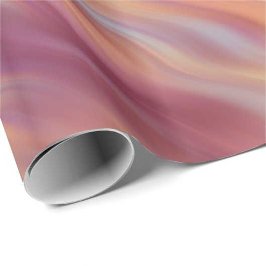 Exotic Plumeria Wavy Texture Cadeaupapier (Rol Hoek)