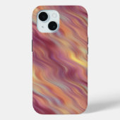Exotic Plumeria Wavy Texture Case-Mate iPhone Case (Achterkant)