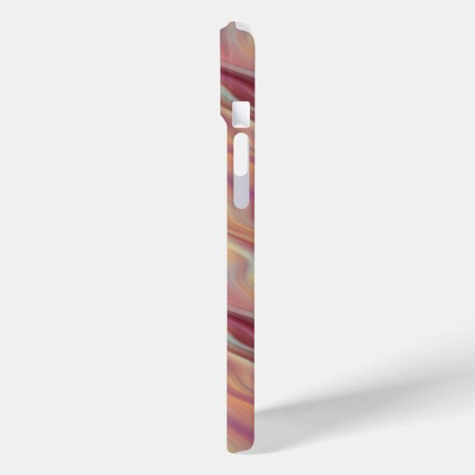 Exotic Plumeria Wavy Texture Case-Mate iPhone Case (Achterkant / Links)