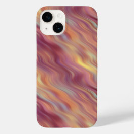 Exotic Plumeria Wavy Texture Case-Mate iPhone 14 Hoesje