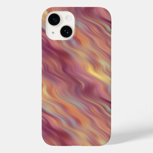 Exotic Plumeria Wavy Texture Case-Mate iPhone Case (Achterkant)