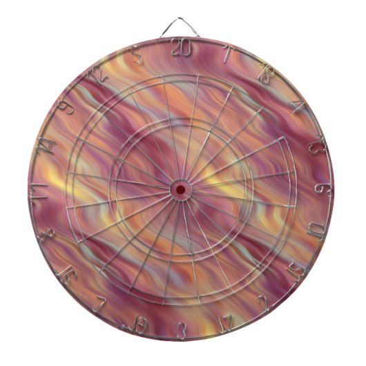 Exotic Plumeria Wavy Texture Dartbord (Voorkant)