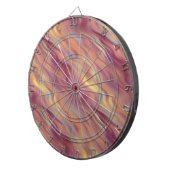 Exotic Plumeria Wavy Texture Dartbord (Voorkant Rechts)