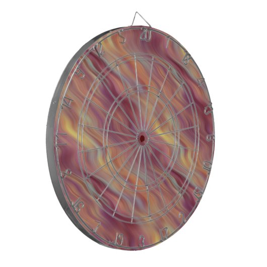 Exotic Plumeria Wavy Texture Dartbord (Voorkant Links)