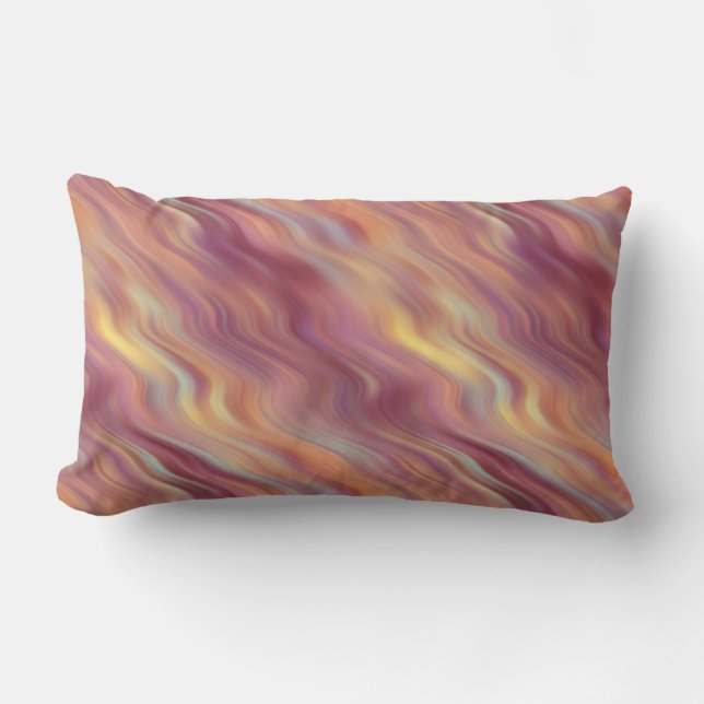 Exotic Plumeria Wavy Texture Kussen (Voorkant)