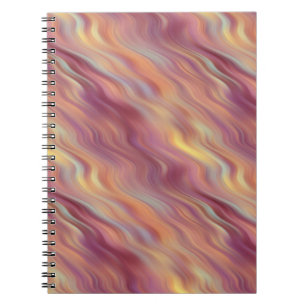 Exotic Plumeria Wavy Texture Notitieboek