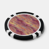 Exotic Plumeria Wavy Texture Pokerchips (Enkel)