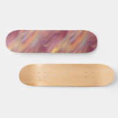 Exotic Plumeria Wavy Texture Skateboard (Horizontaal)