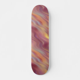 Exotic Plumeria Wavy Texture Skateboard