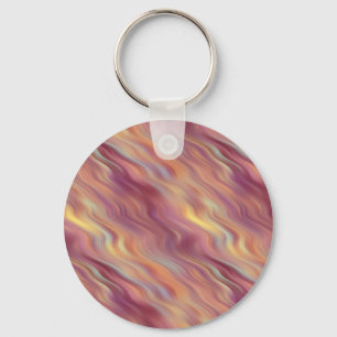 Exotic Plumeria Wavy Texture Sleutelhanger