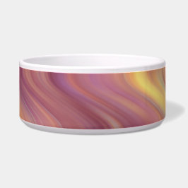 Exotic Plumeria Wavy Texture Voerbakje