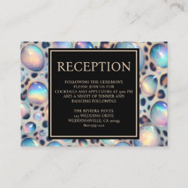 Exotic Posh Reception Details Enclosure Cards Informatiekaartje