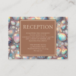 Exotic Posh Reception Details Enclosure Cards Informatiekaartje