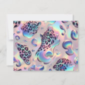 Exotic Posh RSVP Wedding Enclosure Cards Kaartje (Achterkant)