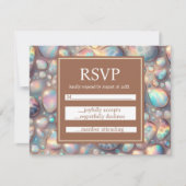 Exotic Posh RSVP Wedding Enclosure Cards Kaartje (Voorkant)