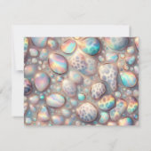 Exotic Posh RSVP Wedding Enclosure Cards Kaartje (Achterkant)