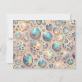 Exotic Posh RSVP Wedding Enclosure Cards Kaartje (Achterkant)