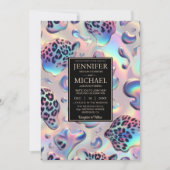 Exotic Posh Wedding Invitation Kaart (Voorkant)