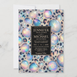 Exotic Posh Wedding Invitation Kaart