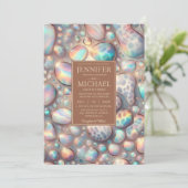 Exotic Posh Wedding Invitation Kaart (Staand voorkant)