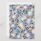 Exotic Posh Wedding Pre-Filled Thank You Cards Kaart (Achterkant)