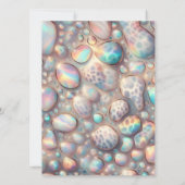 Exotic Posh Wedding Pre-Filled Thank You Cards Kaart (Achterkant)