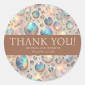 Exotic Posh Wedding Stickers (Voorkant)