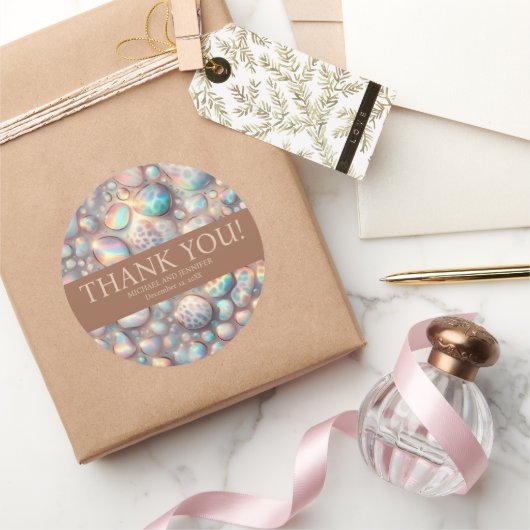 Exotic Posh Wedding Stickers (Geschenken)