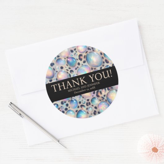 Exotic Posh Wedding Stickers (Envelop)