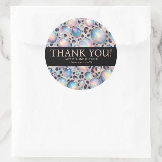 Exotic Posh Wedding Stickers (Tas)