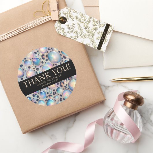 Exotic Posh Wedding Stickers (Geschenken)