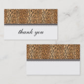 Exotic Print Animal Skin Hartelijk dank Visitekaartje (Voorkant / Achterkant)