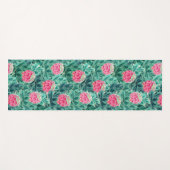 Exotic Protea Flowers Pattern Yogamat (Voorkant (horizontaal))