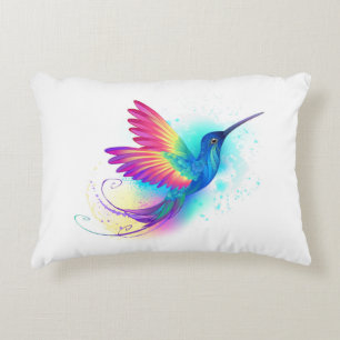 Exotic Rainbow Hummingbird Accent Kussen
