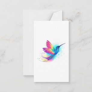 Exotic Rainbow Hummingbird Advieskaart
