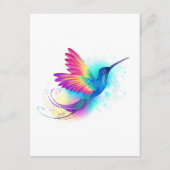 Exotic Rainbow Hummingbird Advieskaart (Voorkant)