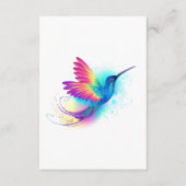 Exotic Rainbow Hummingbird Advieskaart (Voorkant)